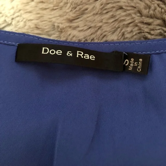 Cute blue tie back dress - Picture 3 of 6